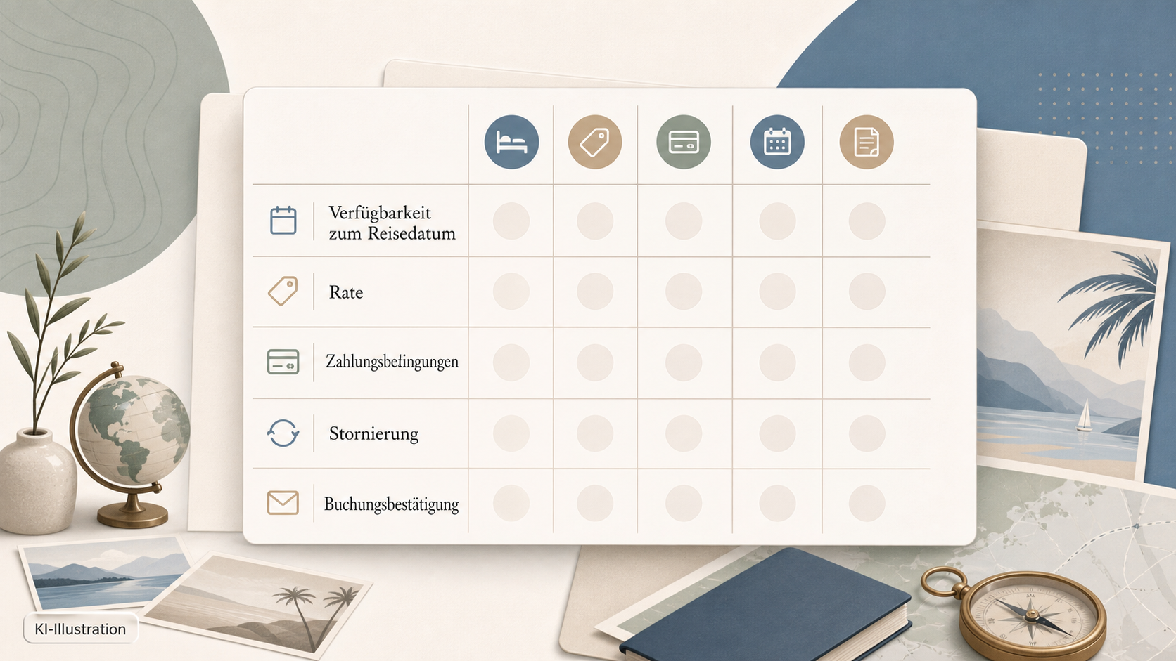 Redaktionelle Illustration zu HRS im Test: Für wen das Hotelportal passt und wo Alternativen stärker sind